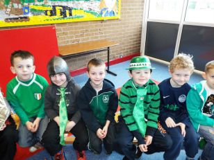 St Jarlath\'s celebrate in honour of St Patrick