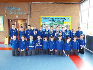 St Jarlath's Swim Team.