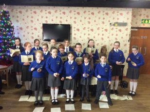 Pupils entertain in Chestnut Lodge Nursing Home